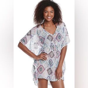 Miken Swim Bathingsuit coverup size Small PTP 18” D-09